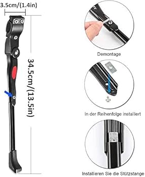 Amazon | バイクスタンド - 調節可能なユニバーサルハイト合金バイク